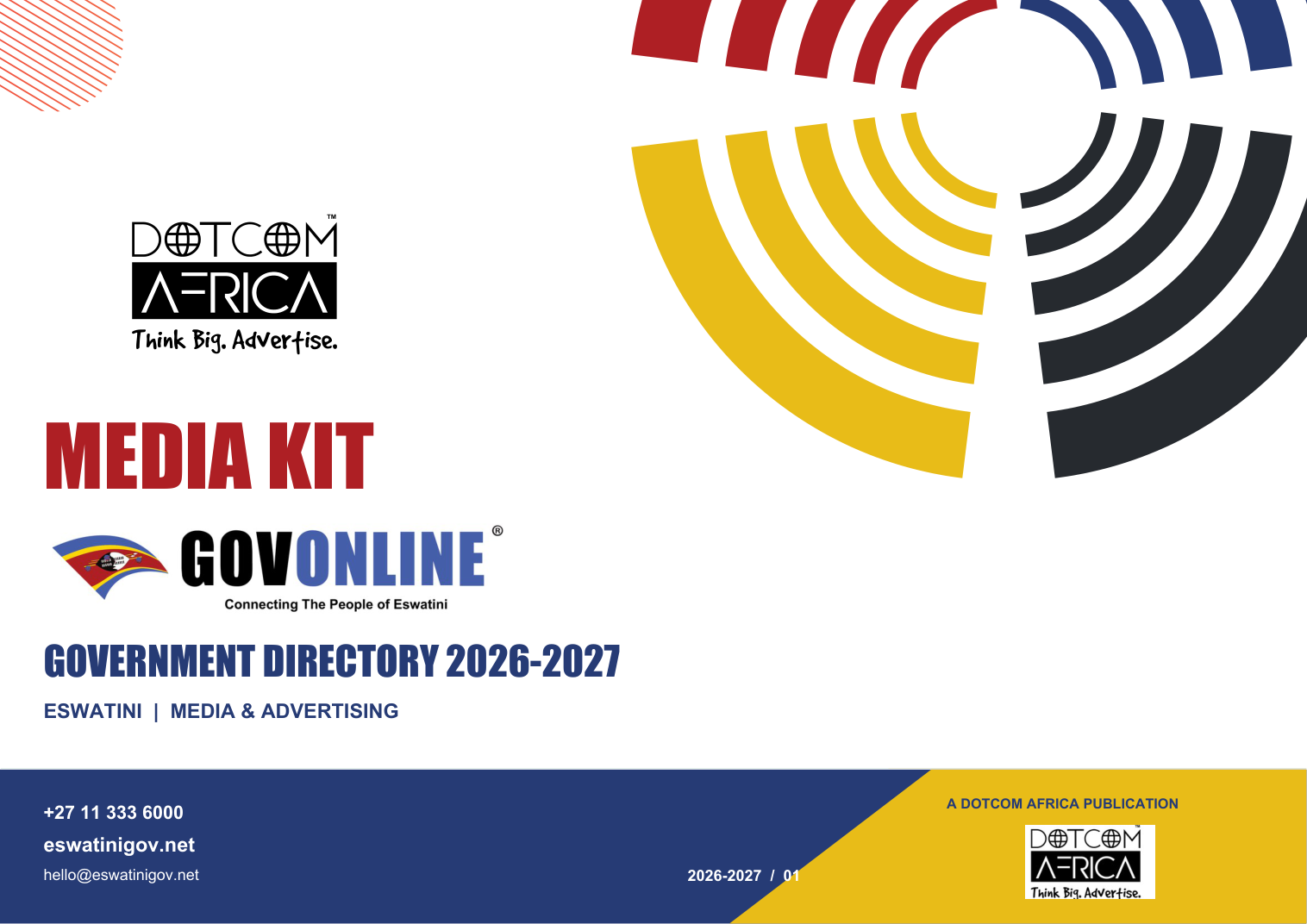 Eswatini media kit 2026–2027 cover