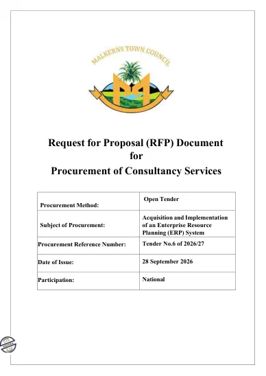 Download Tender — original first page